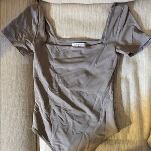ARITZIA Women's BEIGE BROWN Bodysuit